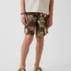 Pantalones cortos de secado rápido de corte holgado para niños
