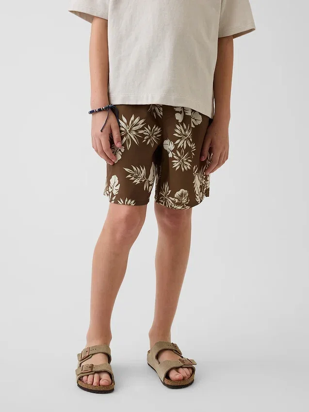 Pantalones cortos de secado rápido de corte holgado para niños