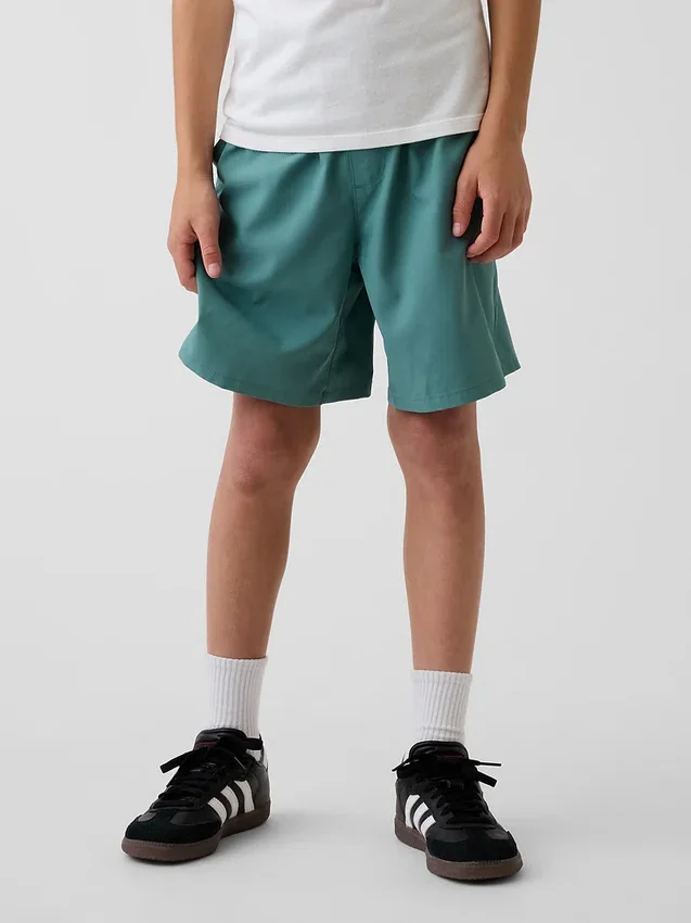 Pantalones cortos de secado rápido de corte holgado para niños