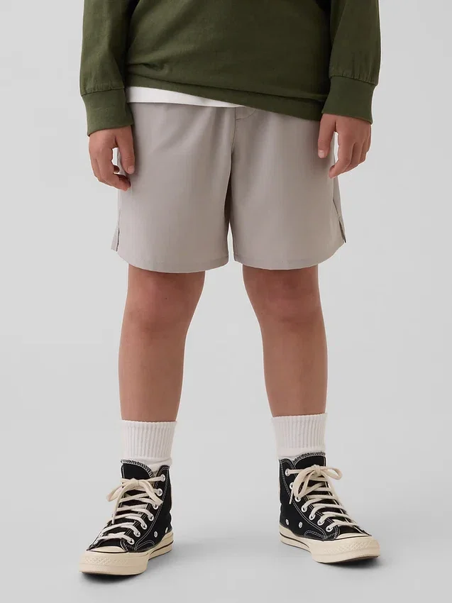 Pantalones cortos de secado rápido de corte holgado para niños