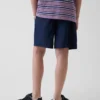 Pantalones cortos de secado rápido de corte holgado para niños