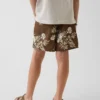 Pantalones cortos de secado rápido de corte holgado para niños