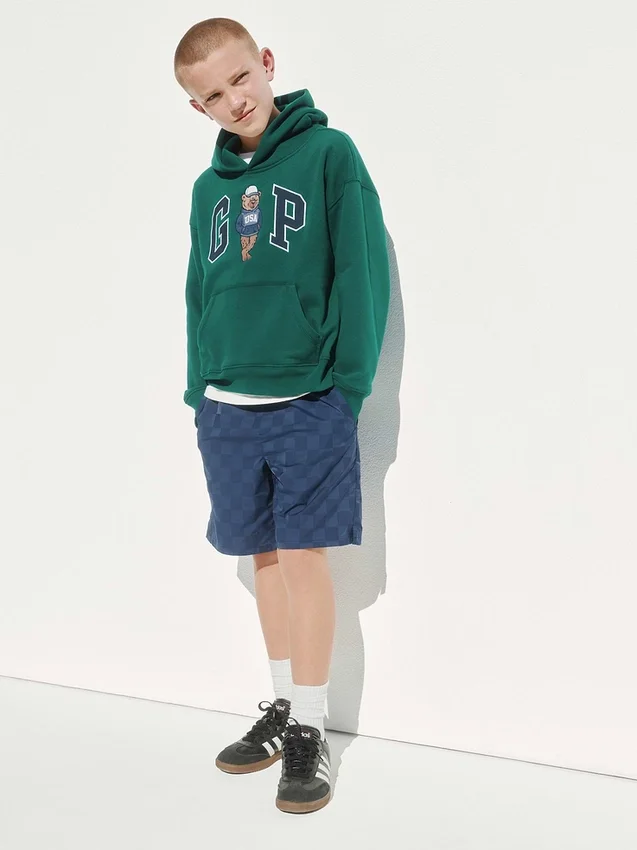Pantalones cortos de secado rápido de corte holgado para niños