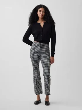 Pantalones cortos de talle alto de punto doble