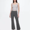Pantalones cortos de talle alto de punto doble