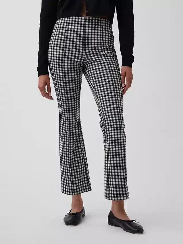 Pantalones cortos de talle alto de punto doble
