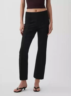Pantalones cortos de talle alto de punto doble