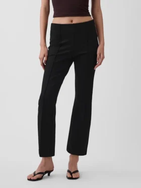 Pantalones cortos de talle alto de punto doble