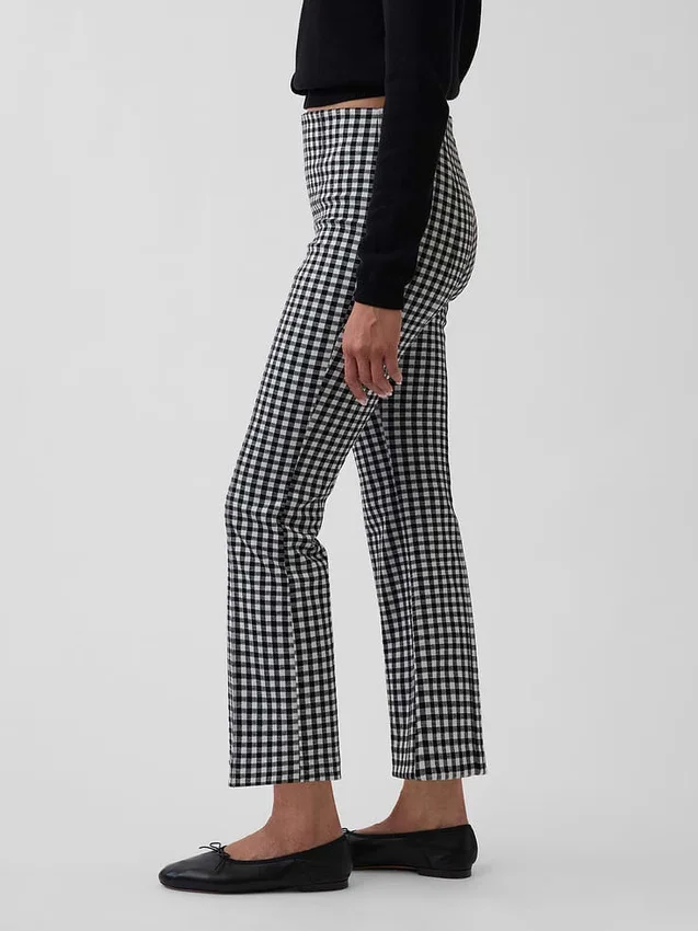Pantalones cortos de talle alto de punto doble