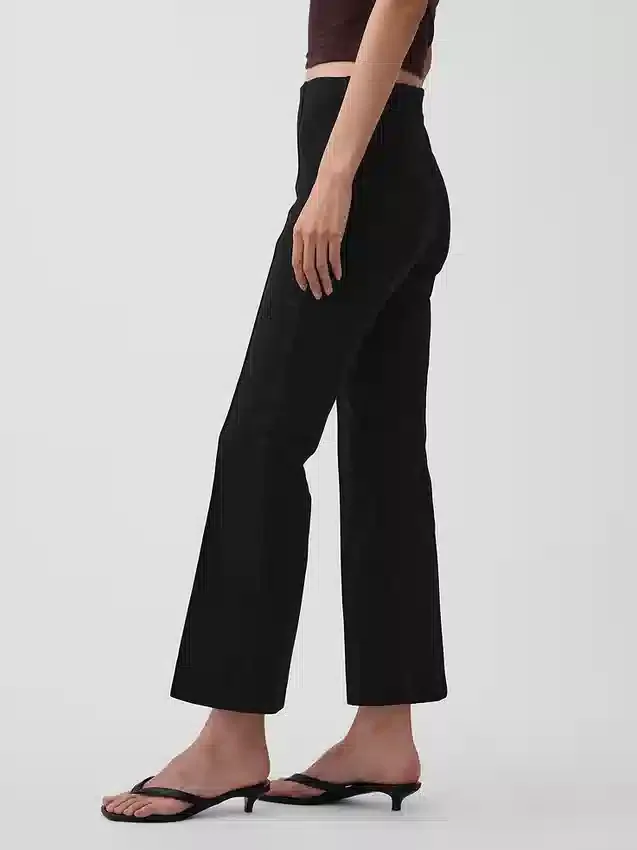 Pantalones cortos de talle alto de punto doble