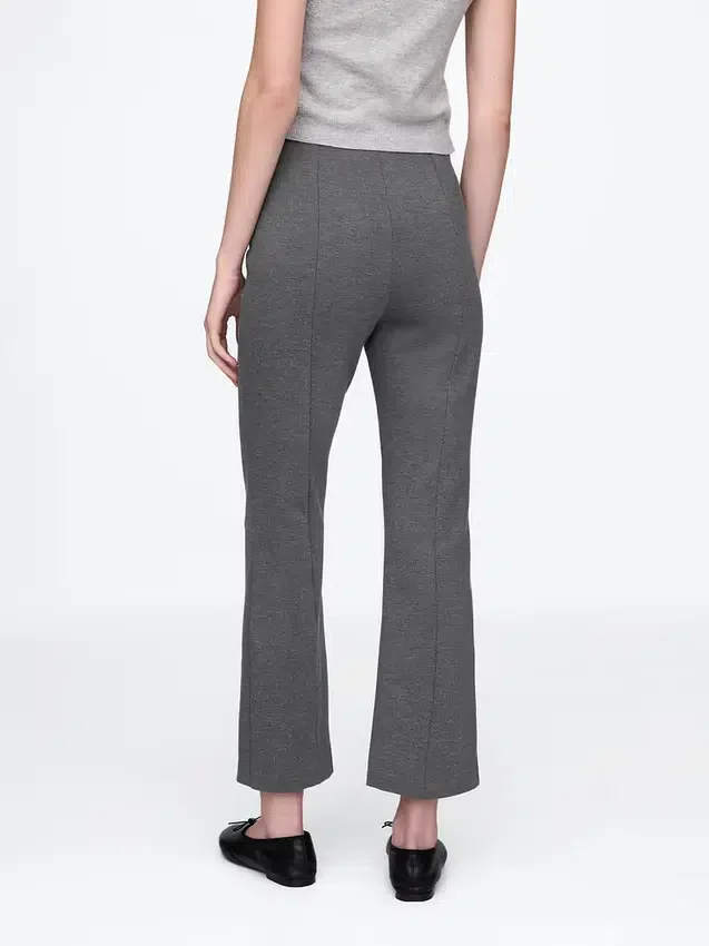 Pantalones cortos de talle alto de punto doble
