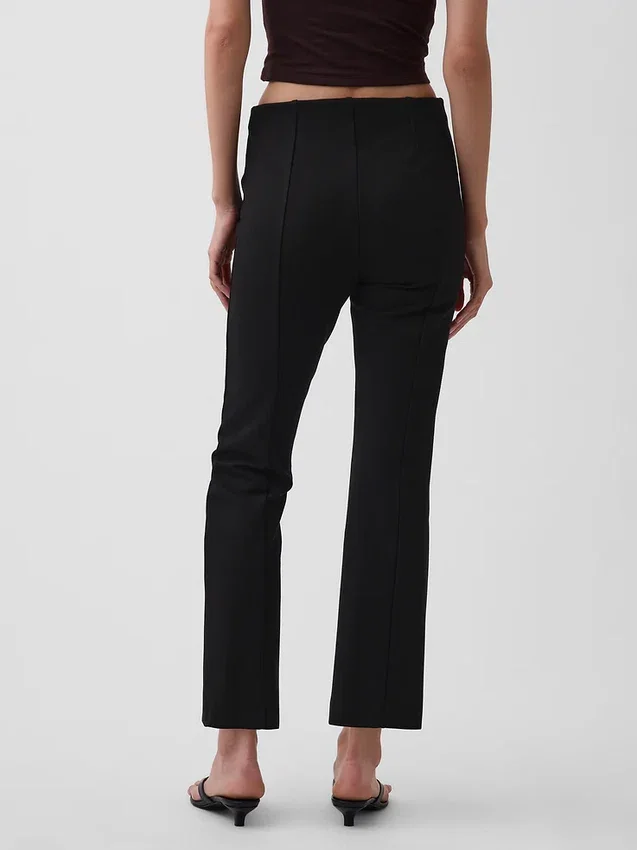 Pantalones cortos de talle alto de punto doble