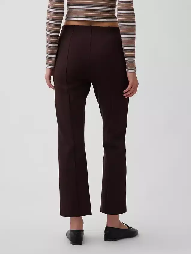 Pantalones cortos de talle alto de punto doble