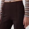 Pantalones cortos de talle alto de punto doble