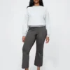 Pantalones cortos de talle alto de punto doble