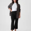 Pantalones cortos de talle alto de punto doble