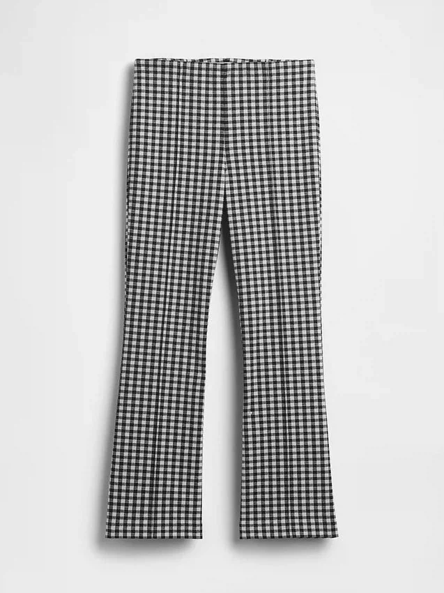 Pantalones cortos de talle alto de punto doble