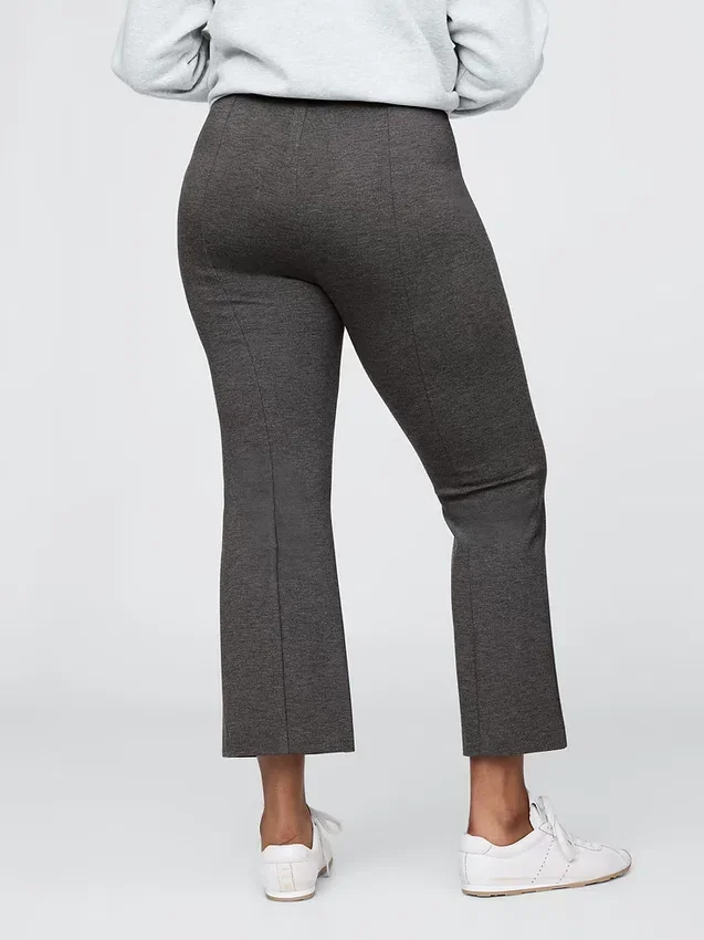 Pantalones cortos de talle alto de punto doble