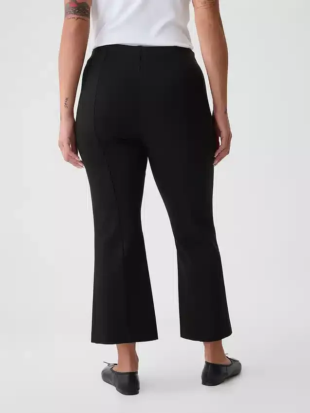 Pantalones cortos de talle alto de punto doble