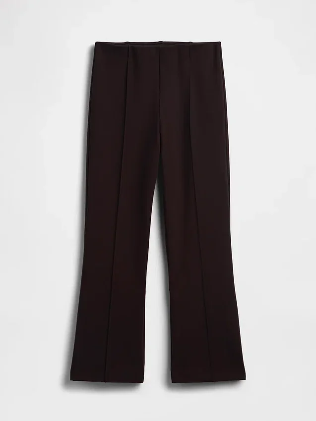 Pantalones cortos de talle alto de punto doble