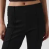 Pantalones cortos de talle alto de punto doble