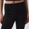 Pantalones cortos de talle alto de punto doble