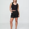 Pantalones cortos de talle medio ultrasuaves y holgados con bajo recortado de 4"