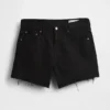 Pantalones cortos de talle medio ultrasuaves y holgados con bajo recortado de 4"
