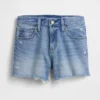 Pantalones cortos de talle medio ultrasuaves y holgados con bajo recortado de 4"
