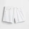 Pantalones cortos de talle medio ultrasuaves y holgados con bajo recortado de 4"