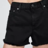 Pantalones cortos de talle medio ultrasuaves y holgados con bajo recortado de 4"