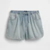 Pantalones cortos de vaquero de talle alto para niños
