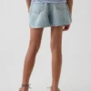 Pantalones cortos de vaquero de talle alto para niños