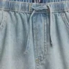 Pantalones cortos de vaquero de talle alto para niños