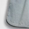 Pantalones cortos de vaquero de talle alto para niños
