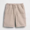 Pantalones cortos de vaquero holgados estilo carpintero para niños, inspirados en los años 90