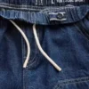 Pantalones cortos de vaquero holgados estilo carpintero para niños, inspirados en los años 90