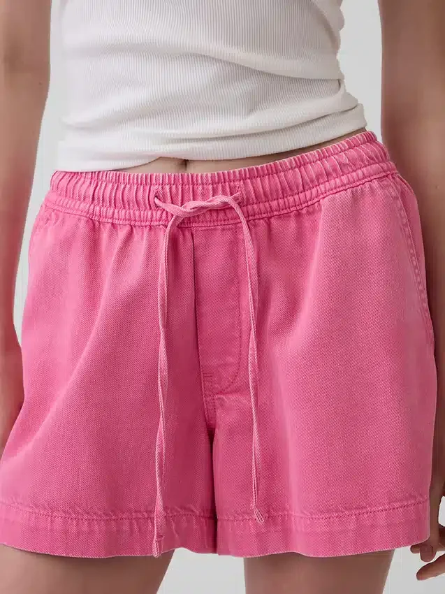 Pantalones cortos «Easy» de denim ultrasuave de 4"