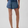 Pantalones cortos «Easy Dolphin» de denim ultrasuave de talle medio