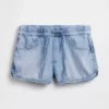 Pantalones cortos «Easy Dolphin» de denim ultrasuave de talle medio