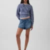 Pantalones cortos «Easy Dolphin» de denim ultrasuave de talle medio