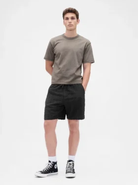 Pantalones cortos «Easy» texturizados de 7"