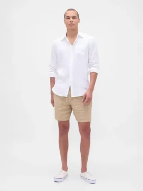 Pantalones cortos «Easy» texturizados de 7"