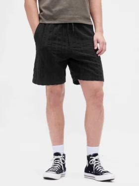 Pantalones cortos «Easy» texturizados de 7″