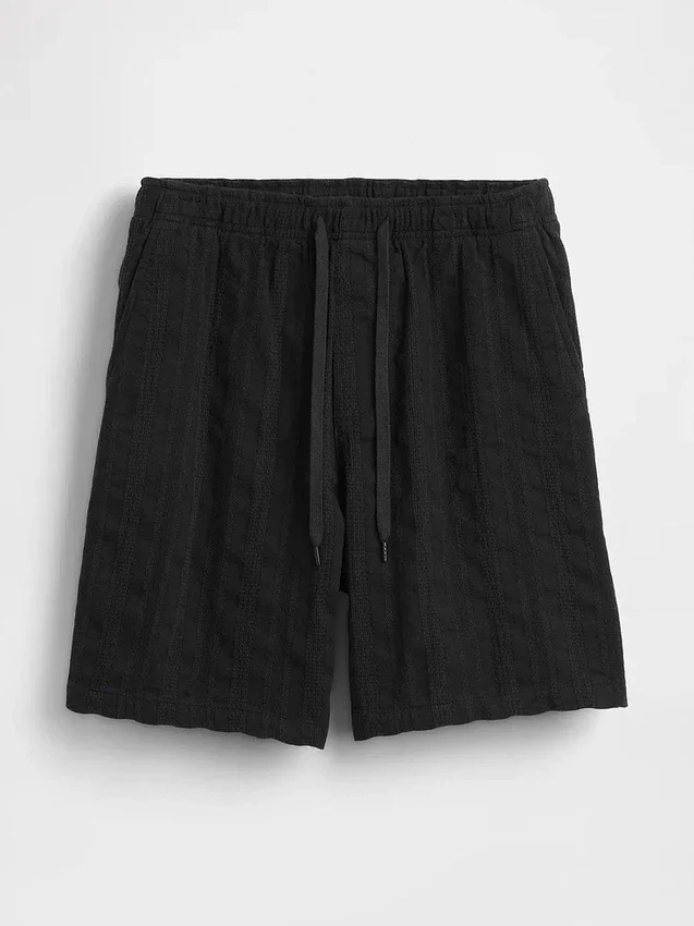 Pantalones cortos «Easy» texturizados de 7"