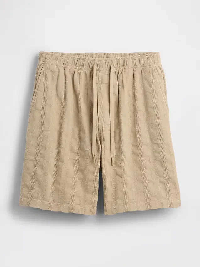 Pantalones cortos «Easy» texturizados de 7"
