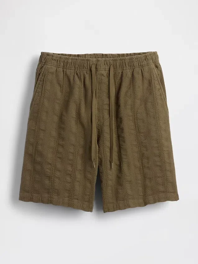 Pantalones cortos «Easy» texturizados de 7"