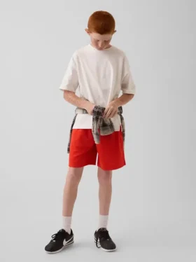Pantalones cortos GapFit de malla reciclada de 6" para niños