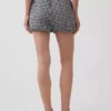 Pantalones cortos holgados de cuadros vichy
