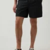 Pantalones cortos holgados de mezcla de lino de 5,5"